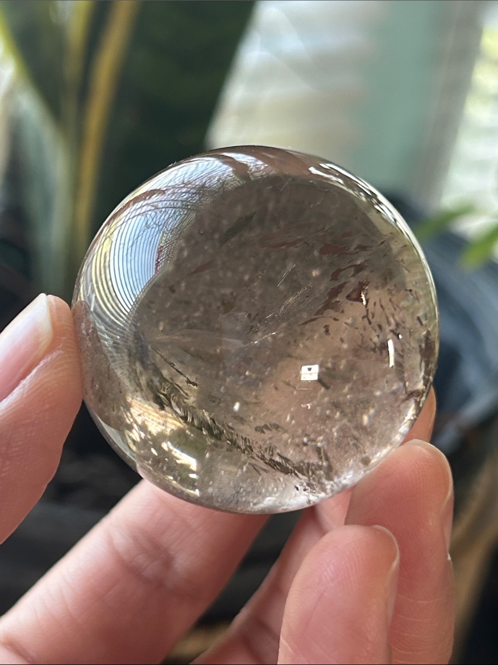 💎 40mm Smoky Quartz Crystal Sphere